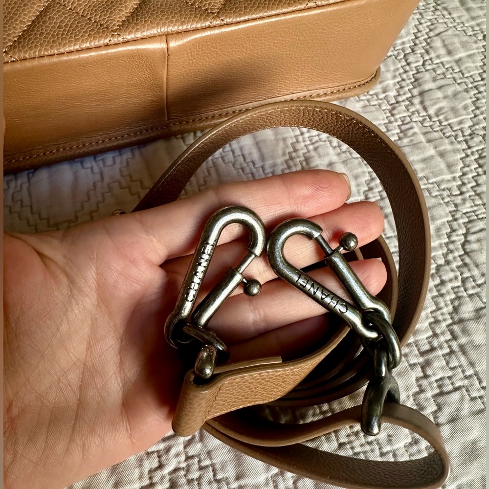 CHANEL Caviar & Calfskin Quilted Medium Flap Bag - Picture 13 of 16